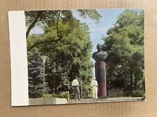 Postcard Rostov-on-Don USSR Russia Bust Statue to S. M. Budyonny Vintage PC picture