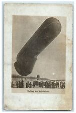 c1910's Balloon Dirigible Launch WWI RPPC Photo Unposted Antique Postcard picture