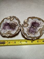 4.10 inch  Choyas Quartz And Calcite Hematite Amethyst and Goethite Geode   picture