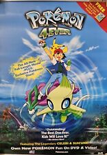 Pokemon Forever  26 x 39.75  DVD promotional Movie poster picture