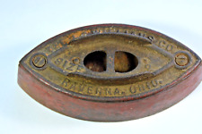 antique sad iron for cloth size 2 A. C. Williams Co Ravenna Ohio no handle picture