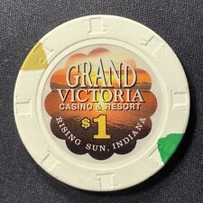 Grand Victoria Indiana $1 casino chip obsolete gaming token M1 picture