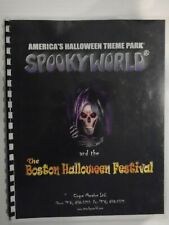 SPOOKY WORLD BOSTON HALLOWEEN FESTIVAL OFFICIAL MEDIA BOOKLET VERY RARE 2003 picture