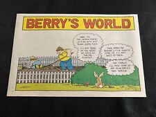 #TH06 BERRY'S WORLD by John Berry Sunday Tabloid Half Page Strip May 22, 1983 picture