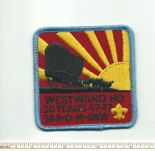 DR SCOUT BSA 1977 WESTWARD HO 30 YEARS 47-77 SAK-D-M-GNW CONESTOGA WAGON PB IN  picture
