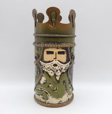 Fitz Floyd 60s 70s Metal Painted Wise Man King Christmas Candle Holder Figurine picture