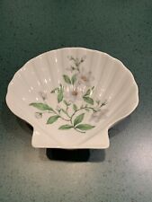 Rochard Limoges France  Shell Shaped Small Dish Floral Pattern  picture