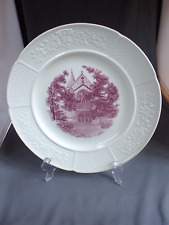 VINTAGE ANTIQUE 1945 WEDGWOOD WELLESLEY COLLEGE COLLECTOR'S PLATE THE CHAPEL picture