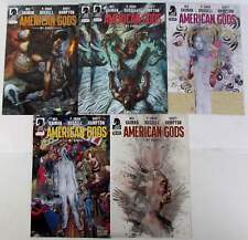American Gods My Ainsel Lot of 6 #1,2 x2,3B,3A,6 Dark Horse (2018) Comics picture