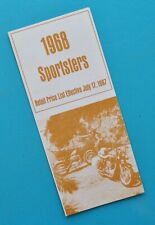 Original Vintage 1968 Harley Davidson Brochure XLCH Sportster Motorcycle picture