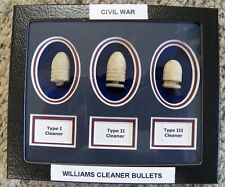 3 Excavated Civil War Williams Cleaner Bullets In a 5