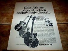 CHET ATKINS ( GRETSCH GUITAR / Country Gentleman / Nashville ) 1971 PROMO Ad NM picture