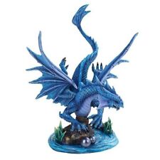 PT Anne Stokes Hand Painted Blue Adult Water Dragon Figure picture