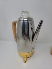 VINTAGE 1950'S MCM CORY ELECTRIC COFFEE PERCOLATOR - CHICAGO picture