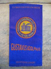 c1910's S25 Tobacco Silk - College Seals Series - Gustavus Adolphus Minnesota picture