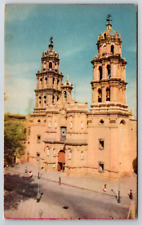 c1960s San Luis Potosi Cathedral Mexico Church Antique Postcard picture
