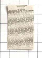 1902 Obituary Of Lord Rookwood picture