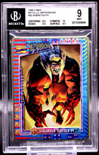 1996 X-Men Marvel Metallic Impressions 3D #20 SABERTOOTH BGS 9 picture