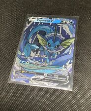 CUSTOM Vaporeon Shiny/ Holo Pokemon Card Full/ Alt Art Stained Glass NM 1 picture