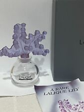 1991 Lalique Society Clairefontaine Purple Lily Of The Valley Perfume Bottle picture