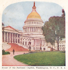 Postcard Front Of The National Capitol Washington DC JF1.63 picture