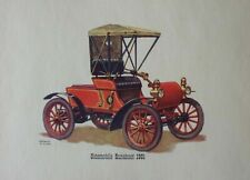 1901 Oldsmobile Runabout Print Donald Art Co. by Frederick Elmiger Vintage 1958 picture