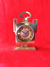 Rare Old Antique Very Heavy Brass French Mantel Clock picture