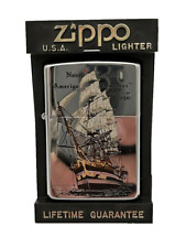 New Old Stock Zippo Amerigo Vespucci Ship Lighter Collection Rare Never Used picture