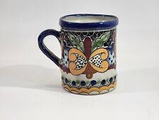LM Mexican Talavera Ceramic Floral Pottery 4.5