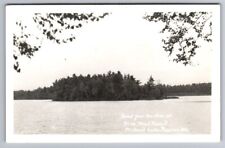 C.1950 RPPC PEARSON, WI WISCONSIN PINE POINT RESORT PICKEREL LAKE Postcard P58 picture