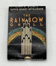 Matchbook Cover The Rainbow Grill & Room Rockefeller Center Midget Empty picture