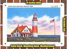 METAL SIGN - Massachusetts Postcard - Sankaty Head Light House, Siasconsett, Ma picture