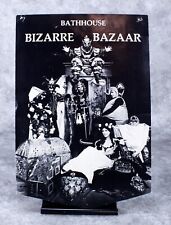 Vintage Bizarre Bazaar Advertising Promotion Poster Bathhouse  picture