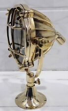 Marine Brass Spot Light Made Nautical Vintage Style Industrial Antique Sconce picture