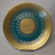 Hutschenreuther Selb Rare Gold Fairies Charger Plate Bavaria Germany Favorit EUC picture