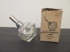 Antique 1890s Clark's Simplicity Jeweler's Alcohol Lamp NEW in Original Box picture