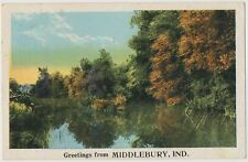 Vintage Postcard Greetings from Middlebury, Indiana  picture