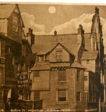 Antique Ephemera Early 1900s RPPC Postcard Foggo Gunn John Knox House Edinburgh picture