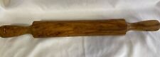 Hand Turned Burl Maple Rolling Pin 17” Smooth Rolling picture