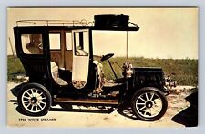 1905 White Steamer, Automobile, Vintage Souvenir Postcard picture