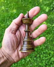 Museum Grade Ca. 1600 German Renaissance Miniature Bronze Pricket Candlestick picture