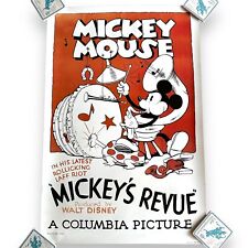 Vintage Disney Movie Poster Mickey's Revue 24x36 Mickey Mouse Reproduction 1990 picture