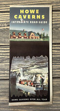 Vintage Howe Caverns Interstate Road Guide Brochure Pamphlet Souvenir picture