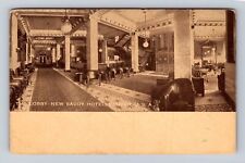 Denver CO-Colorado, Lobby, New Savoy Hotel, Advertisement, Vintage Postcard picture