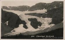 Canada RPPC Banff National Park,AB Crowfoot Glacier Alberta Byron Harmon Vintage picture