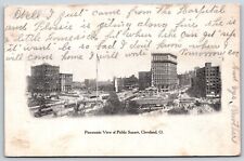 Postcard Panoramic View Of Public Square, Cleveland Ohio Posted 1907 picture