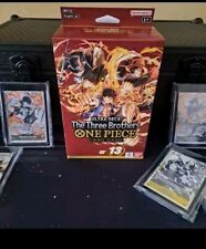 💯% BRAND NEW PRISTINE CONDITION ONE PIECE ULTRA DECK ST 13 THE THREE BROTHERS  picture