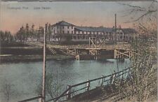 Bridge Lake Harbor Muskegon Michigan Postcard picture