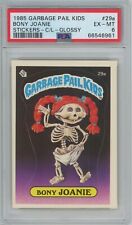1985 Topps OS1 Garbage Pail Kids Series 1 BONY JOANIE 29a GLOSSY CHECKLIST PSA 6 picture