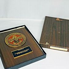 Vintage Plaque Solid Wood and Metal Boy Scouts of America Guardian Member picture